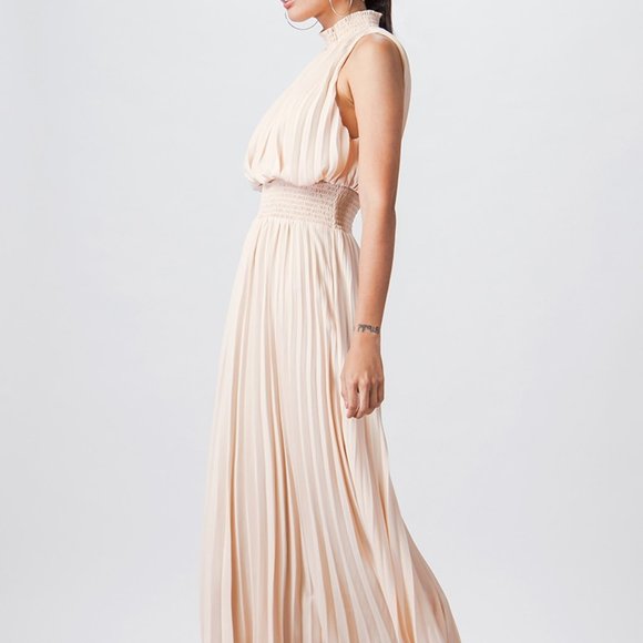 Private Label Dresses & Skirts - 🌝Flowing Sleeveless Accordian Pleated Dresses